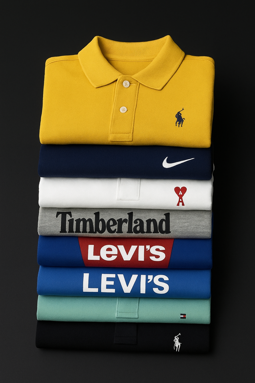 10 Piece Mystery Clothing Brand T-Shirts, Polos & Running Shirts Bundle 🔥