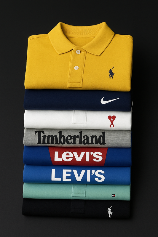 10 Piece Mystery Clothing Brand T-Shirts, Polos & Running Shirts Bundle 🔥